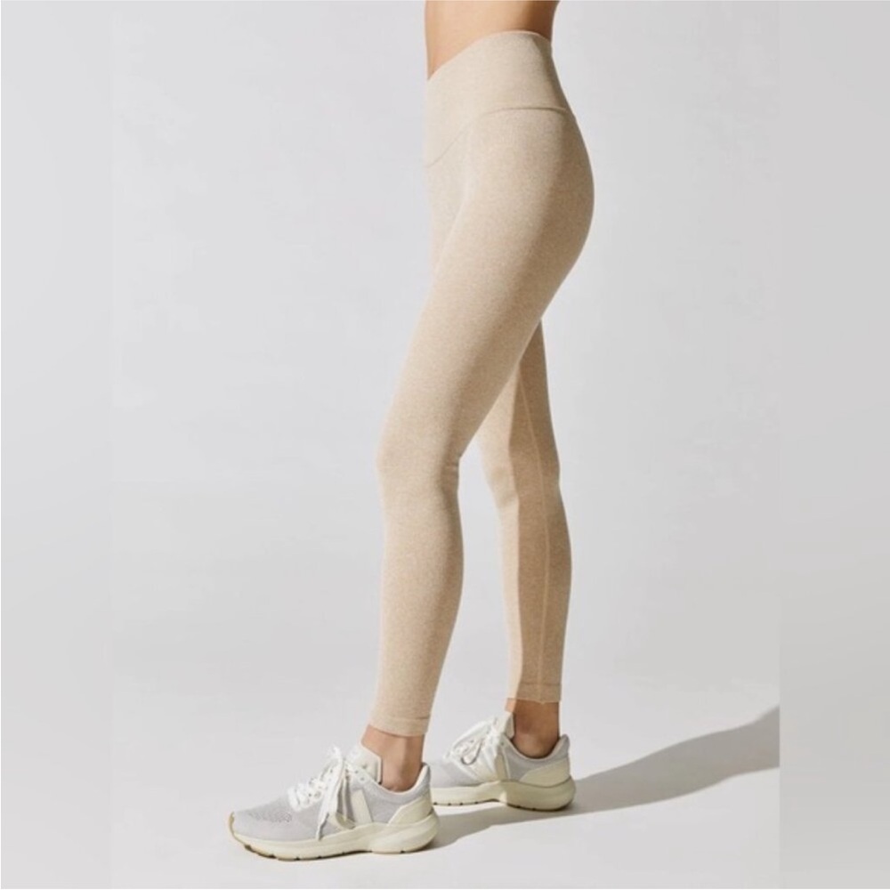 Spiritual Gangster Love Sculpt Ribbed Leggings in Biscotti Sparkle